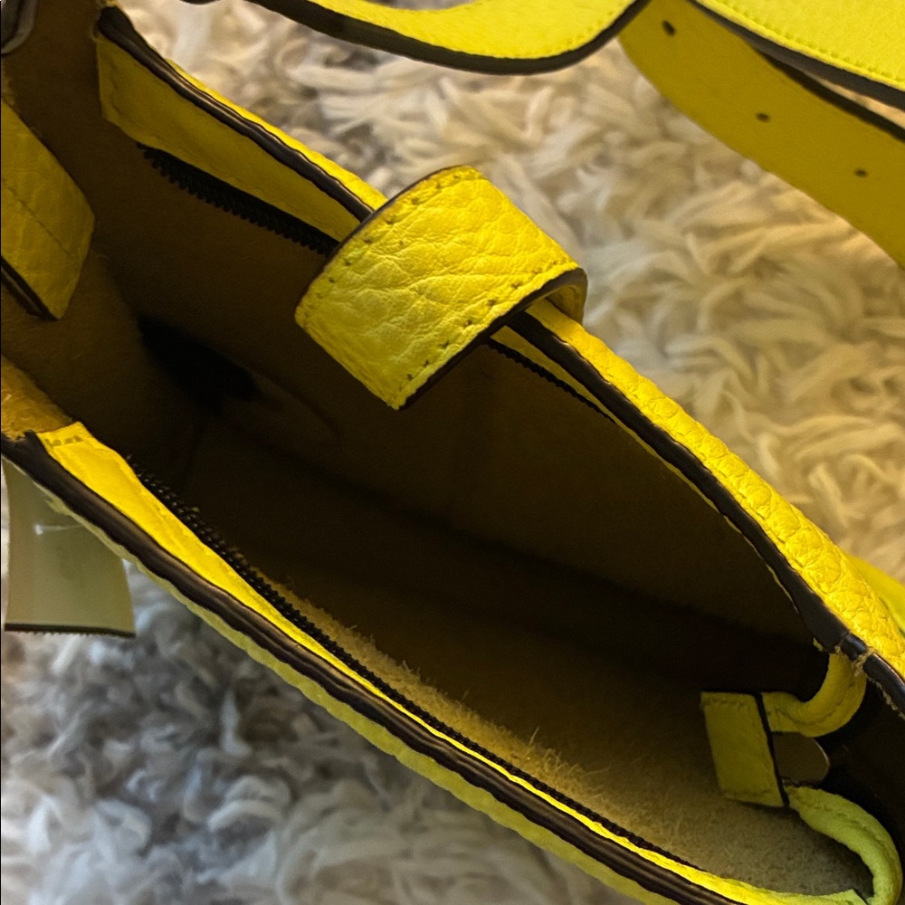 Rebecca Minkoff Neon Yellow Crossbody Bag - Picture 4 of 7